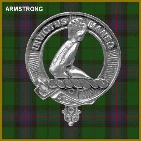 Armstrong Clan Crest Scottish Cap Badge CB02 | Etsy