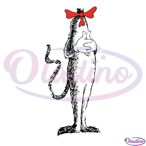 Cat Body SVG Digital File Dr Seuss Svg, The Cat In The Hat Svg - Oladino