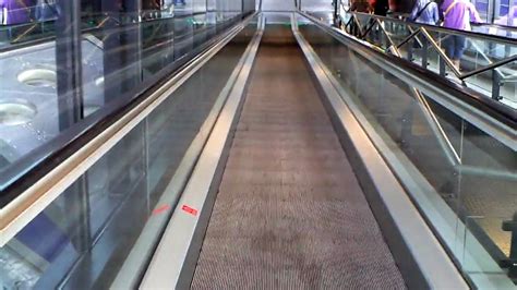 2 flat O&K-Kone escalators @ Schiphol airport P1 parking garage in Amsterdam - YouTube