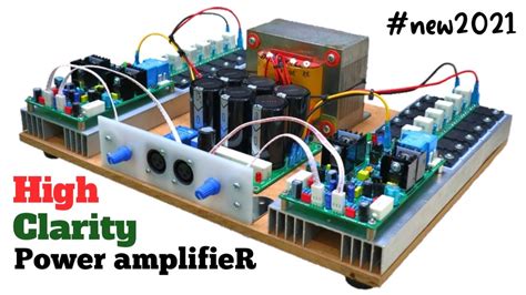 DIY 750W + 750W Stereo Amplifier using 2SC5200 & 2SA1943 Transistor - cbz project - YouTube