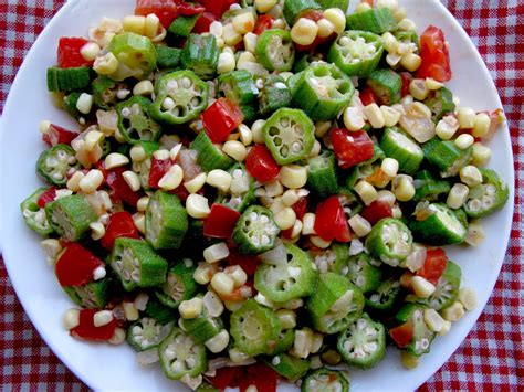 Sauteed Okra With Corn and Tomatoes | Food For Vitality