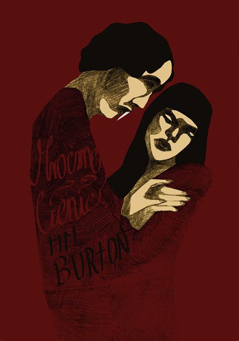 Posters for Tim Burton films on Behance