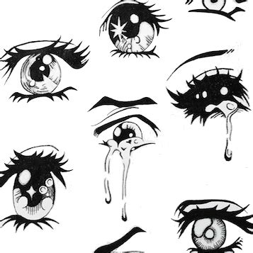 Download HD Eyes Crying Anime - Draw Anime Eyes Transparent PNG Image - NicePNG.com