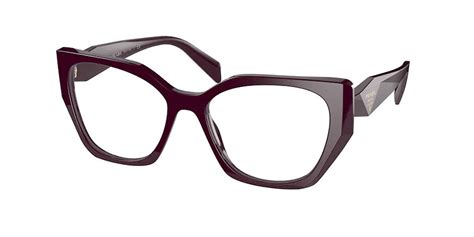 Prada PR 18WV Symbole VIY1O1 Eyeglasses in Garnet Burgundy ...