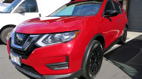 2018 Nissan Rogue SV Scarlet Ember - CQuartz Professional Ceramic Coating - YouTube