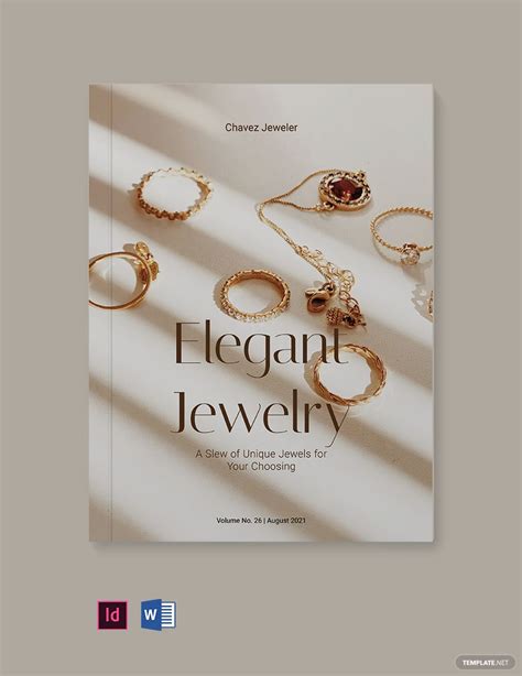 Jewelry Collection Lookbook Template in InDesign, Word - Download | Template.net