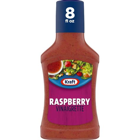 Kraft Raspberry Vinaigrette Salad Dressing, 8 fl oz Bottle - Walmart.com - Walmart.com