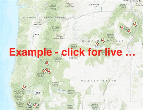 InciWeb - Oregon Fire Map | Responserack