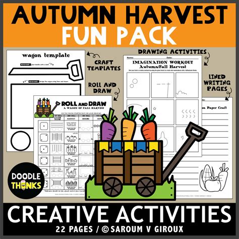 Autumn/Fall Harvest Activity Fun Pack - Made By Teachers