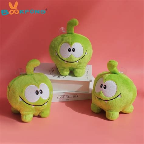 20CM Lovely Cut the Rope Om Nom Plush Toys Cartoon Green Rubber Doll S ...