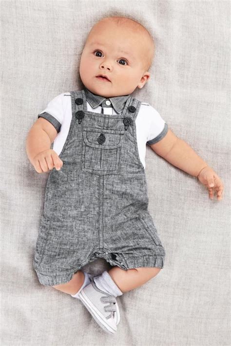 Little Gentleman T-shirt + Overalls set | Newborn outfits, Kids outfits ...