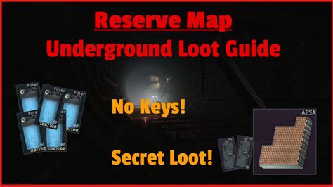 Reserve Map || Underground Loot Guide || Secret Loot || Full Guide ...