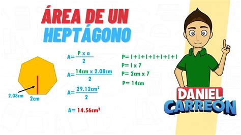 Cómo calcular el área de un heptágono - Educación Activa