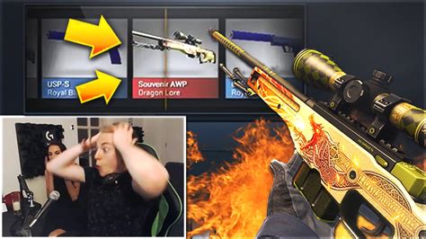 SPARKLES SOUVENIR AWP DRAGON LORE UNBOXING!! (CS GO Souvenir AWP Dragon ...