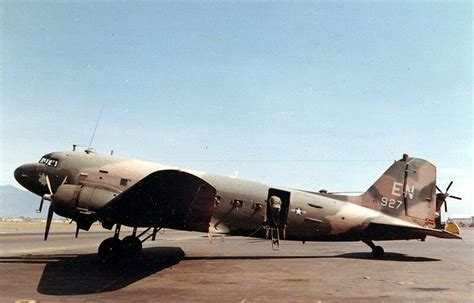 A U.S. Air Force Douglas AC-47D (S/N 45-0927) in September 1968 after ...