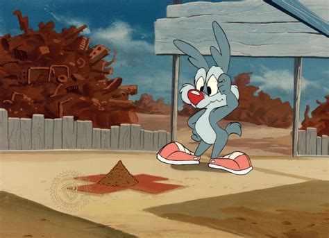 Warner Bros. Studio Artists - Tiny Toons Adventures Original Production Cel: Calamity Coyote For ...