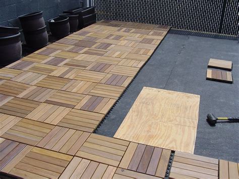 Showcase Ipe Wood Deck Tiles - Coverdeck Systems