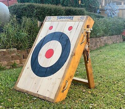 Tomahawk Targets - Foldable Wooden Axe and Knife Throwing Target | eBay