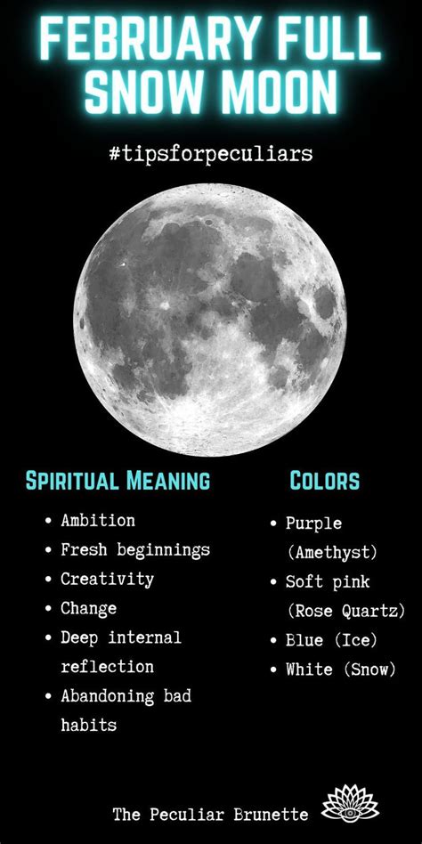 Snow Moon Spiritual Meaning, Correspondences, and Ritual Manifestation ...