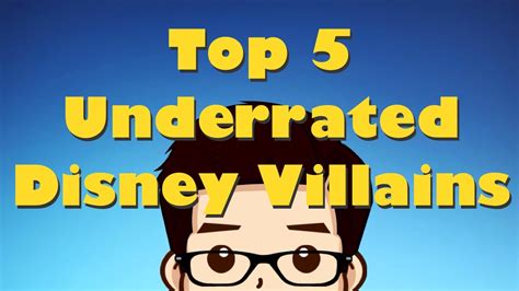 Top 5 Underrated Disney Villains - YouTube