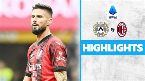 Watch Udinese Vs Milan - Highlights Video Online(HD) On JioCinema