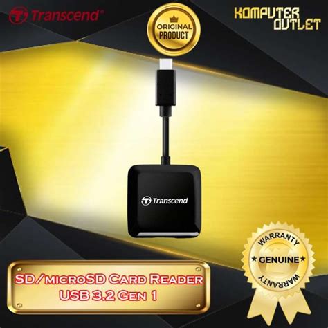Jual Transcend TS-RDC3 OTG Card Reader USB 3.0 Type C di Seller Farere store - Tegal Alur, Kota ...