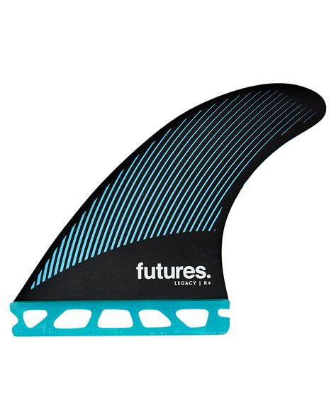 Future Fins R4 Raked Hc Thruster Fins - Teal Black | SurfStitch