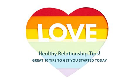 10 Tips for a healthy relationship. Get started today! – Family Therapy Group of Weston