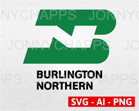 Burlington Northern Railroad Logo BN Railway Decal Digital | Etsy