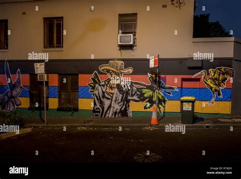 Street art at night Stock Photo - Alamy