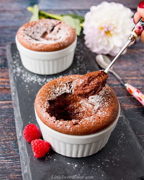 Best Chocolate Souffle Recipe (foolproof method) - Little Sweet Baker