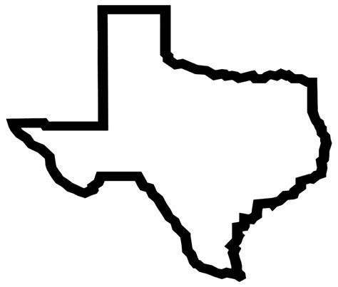 Texas Outline – Gclipart - Texas Map Outline Printable | Printable Maps