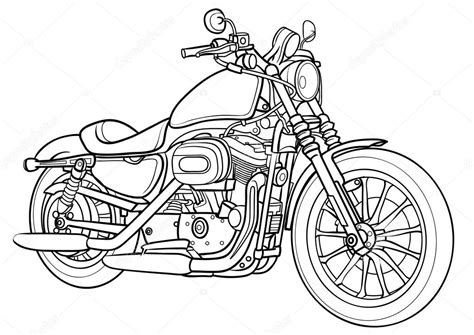 Motorbike Drawing Step By Step - Ma Gustave