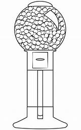 Gumball Machine coloring Page  ColouringPages sketch template