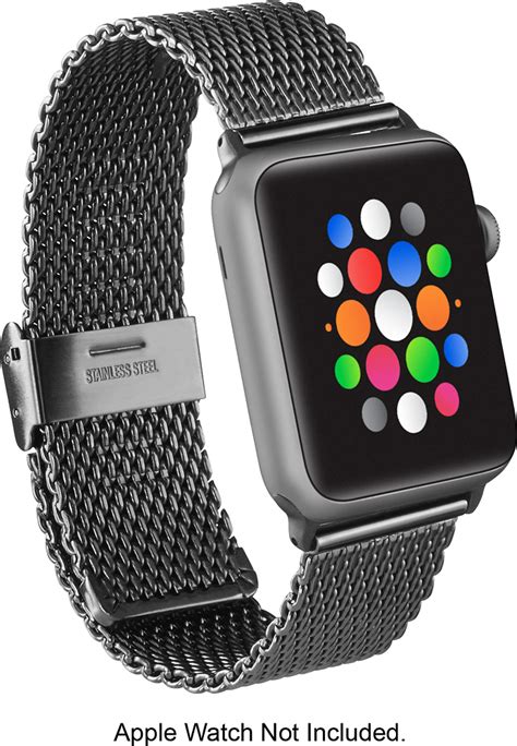 Customer Reviews: Platinum™ Linked Mesh Metal Band for Apple Watch 42mm ...