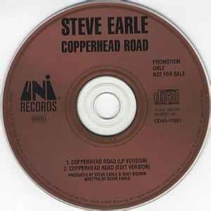 Steve Earle - Copperhead Road (1988, CD) | Discogs