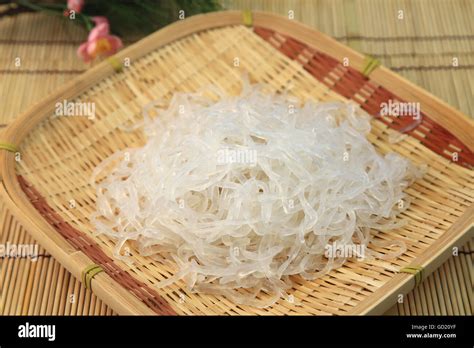 Noodles made from konnyaku Stock Photo - Alamy