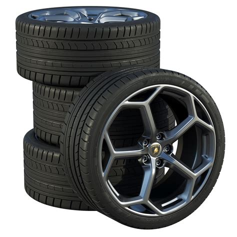 Lamborghini Wheels - 3D Model for Corona