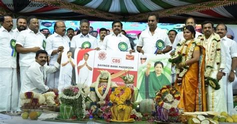 TN CM and TN DCM during the mass marriage of 70 couple's in Coimbatore, Event Gallery, TN CM and ...