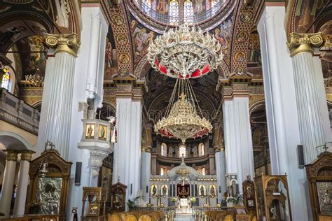 Interior of the Church of St. Catherine of Sinai - Orthodox Church in Heraklion, Crete Editorial ...