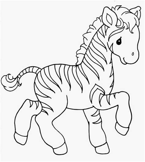 Cute Baby Zebra Coloring Pages at GetColorings.com | Free printable colorings pages to print and ...