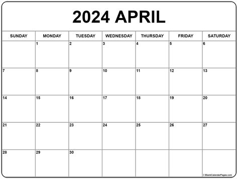 April 2024 Calendar Wallpaper - 2024 Calendar Printable