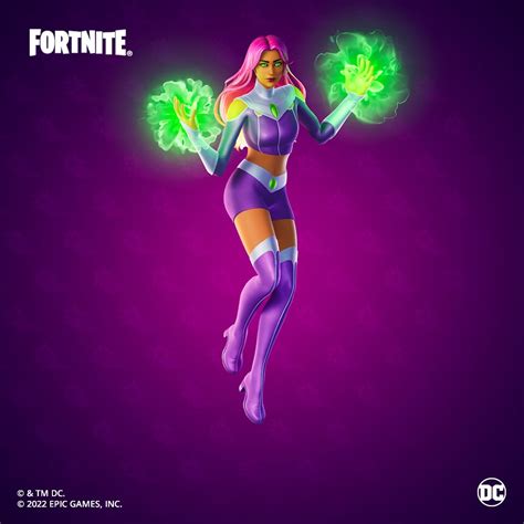 Fortnite on Twitter: "Unleash the explosive energy of Starfire, Princess of Tamaran and founding ...