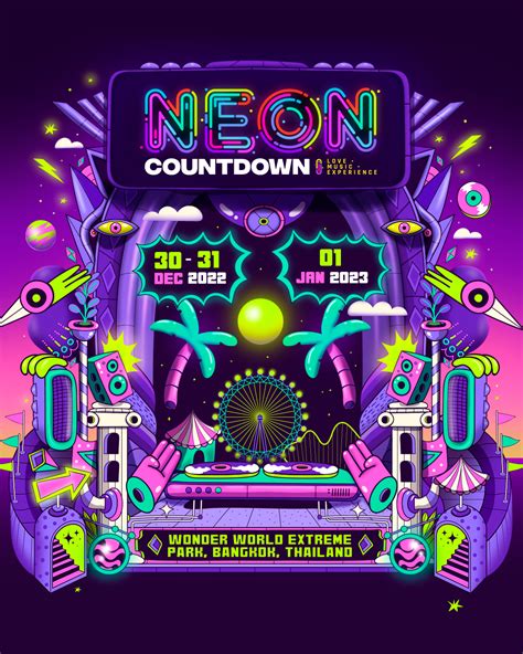 Neon Countdown - Love • Music • Experience