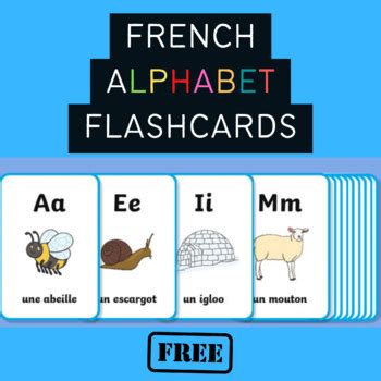 French Alphabet Flashcards | Digital & Printable! by Certified Shop