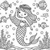 Mermaid Coloring Pages 64  Coloring Gem sketch template