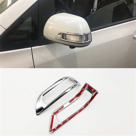 KOUVI ABS chrome car accessories side rearview tail mirror cover cap ...