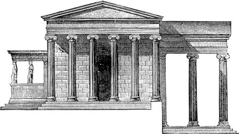 Erechtheum with the Pandrosium | ClipArt ETC