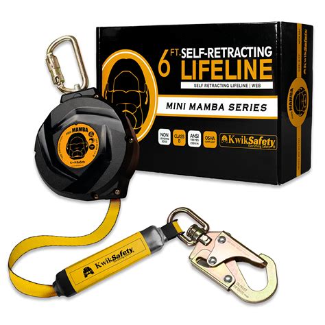 Buy KwikSafety - Charlotte, NC - Mini Mamba 6’ Self Retracting Lifeline ...