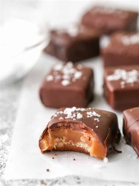 Chocolate Covered Caramels - Completely Delicious